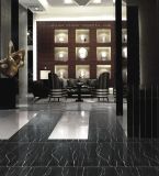 Polished Black and White Black Marquina Marble Flooring Tile for Floor and Wall