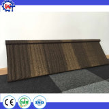 Snow Resistance Stone Chip Coated Metal Sheet Wood Roof Tile