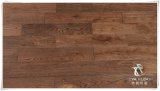 Oak Solid Wood Flooring, Hardwood Floor, Stained, Brushed