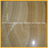 Yellow Polished Honey Onyx Marble Flooring/ Wall Tiles