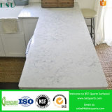 Misty Carrara White Prefabricated Quartz Countertop for Bathroom