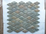 Rusty Slate Diamond Mosaic Tiles (SSS-76)