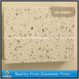 Engineered Artificial Crystal White Quartz Stone for Countertops/Tiles