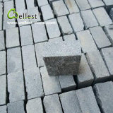 Natural G654 Granite Meshed Paving Stone Black Cube Stone 10X10X5 for Driveway