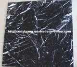 Polished Nero Marquina Marble Tile for Floor