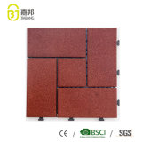 Cheap Outdoor Interlocking System Patio Paving Heat Resistant Recycled SBR Types of Rubber Floor Tiles Deck Slab