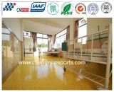 Abrasion Resistant Indoor Flooring with Transparent Spua Wearable Surface Layer