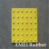 Tactile Safety Rubber Tile/Round DOT Rubber Floor