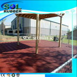 New Design Certificated Outdoor Bright Color Rubber Tile