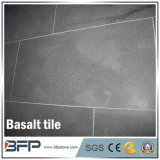 Polished / Honed Black Basalt Stone Basalt Tiles for Garden Flooring