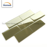 Linear Strip Kitchen Crystal Green Jade Color Glass Subway Mosaic Tile