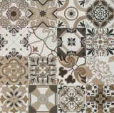 24*24 Rustiic Decoration Tile for Floor and Wall Decoration No Slip Endurable Spanish Style Sh6h0016/17