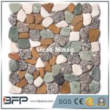 Flat Pebble Mosaic Tile with Polished Surface