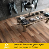 Wooden Ceramic Floor Tile Digital Printing Brown Coffee