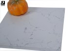 China Foshan Carrara White Quartz Stone with Marble Look
