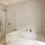Bathroom Wall Decorative Square Stained Glass Mosaic Tiles