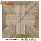 400X400mm Rustic Floor Tile Building Material with Wooden Design (4D81)