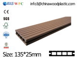 PE Hollow WPC Decking WPC Outdoor Flooring with SGS CE ISO Fsc Composite Wood Decking Flooring, Wood Plastic Composite Decking