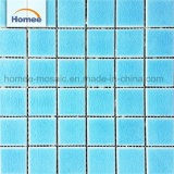 Blue Color Ice Crackle Pattern Swimming Pool Mosaic Tile