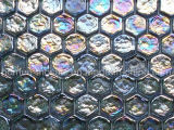 Blue Hexagon Crystal Glass Mosaic Tile for Swimming Pool