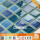 48X48mm Mixed Blue Swimming Pool Crack Porcelain Mosaic (C648061)