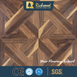 White Oak Woodgrain Texture Teak Waxed Edged Timber Laminate Wooden Flooring