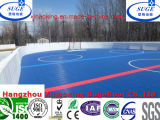 Suspended Interlocking with Response Tile Mini Hockey Rink Flooring
