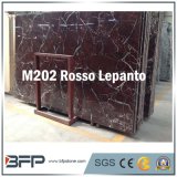 Rosso Lepanto Popular Purple Marble for Projects, Distributing, Floor Tile