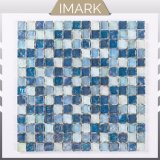 Hot Sale Ocean Blue Swimming Pool Iridescent Glass Mosaic Tiling