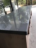 Pure Black Artificial Quartz Stone for Kitchen Top or Mini Top