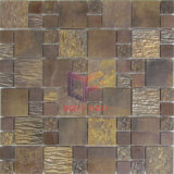 Roughness Surface Copper Metal Mosaic Wall Tile (CFM958)