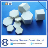 92% Alumina Ceramic Hexagon Tile for Ceramic Rubber Composite