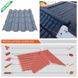 Spanish Style Plastic Construction Material Synthetic Resin Roof Tiles