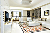 White Polished Porcelain Flooring Tile for Living Room