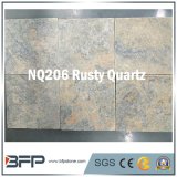 Rusty Natural Stone Quartz for Paving/Flooring Tile Flamed/Honed