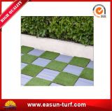 High Quality Interlocking Artificial Grass Tile for Home Decoration and DIY