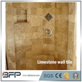 Beige Stones Travertine Marble Bathroom Wall Tile for Interior / Exterior