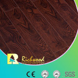 Household 15mm E1 AC4 High Gloss Wenge V-Groove Laminate Floor