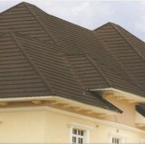 (Shingle Tile) Colered Roof Tile with Stone Chips Coated Roof Tiles