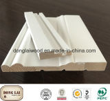 White Solid Wood Wall Skirting Molding