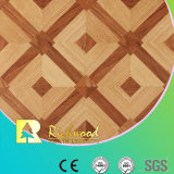 Household 12.3mm Woodgrain Texture Cherry Waxed Edged Laminate Floor