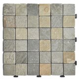 Natural Slate Stone Mosaic Removable Flooring Tile