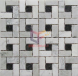 Neromargiua Mix Carrara White Marble Mosaic Tile (CFS972)