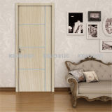 Eco-Friendly Waterproof WPC Interior PVC Covered Door for Toilet Bedroom (KM-15)