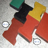 Dogbone Rubber Flooring Tiles/Horse Stable Rubber Tiles/Horse Rubber Brick