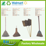 Wholesale Custom Short and Long Handle Natural Palm Bamboo Broom