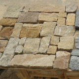 Natural Slate Yellow Gneiss Outside Loose Wall Stone (SMC-FS002)