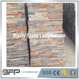 Yellow Rusty Slate Ledgestone for Wall Panel Tiles, Facade Decorating