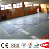 Popular Light Grey 8mm Gem Pattern PVC Flooring for Multi-Function Court