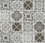 New Glazed Inkjet Printing Kitchen Backsplash Wall Glass Mosaic Tile